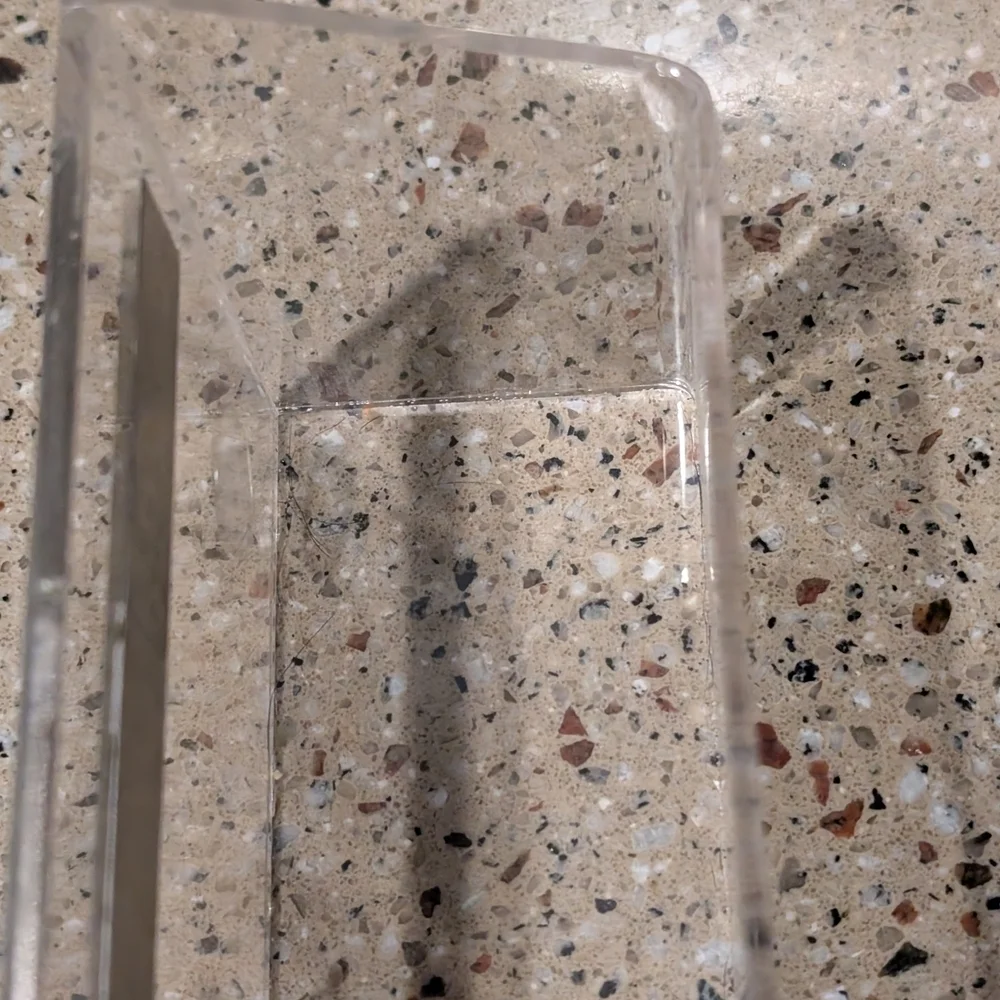 Clear Acrylic Box with Magnetic Backing (EUC)